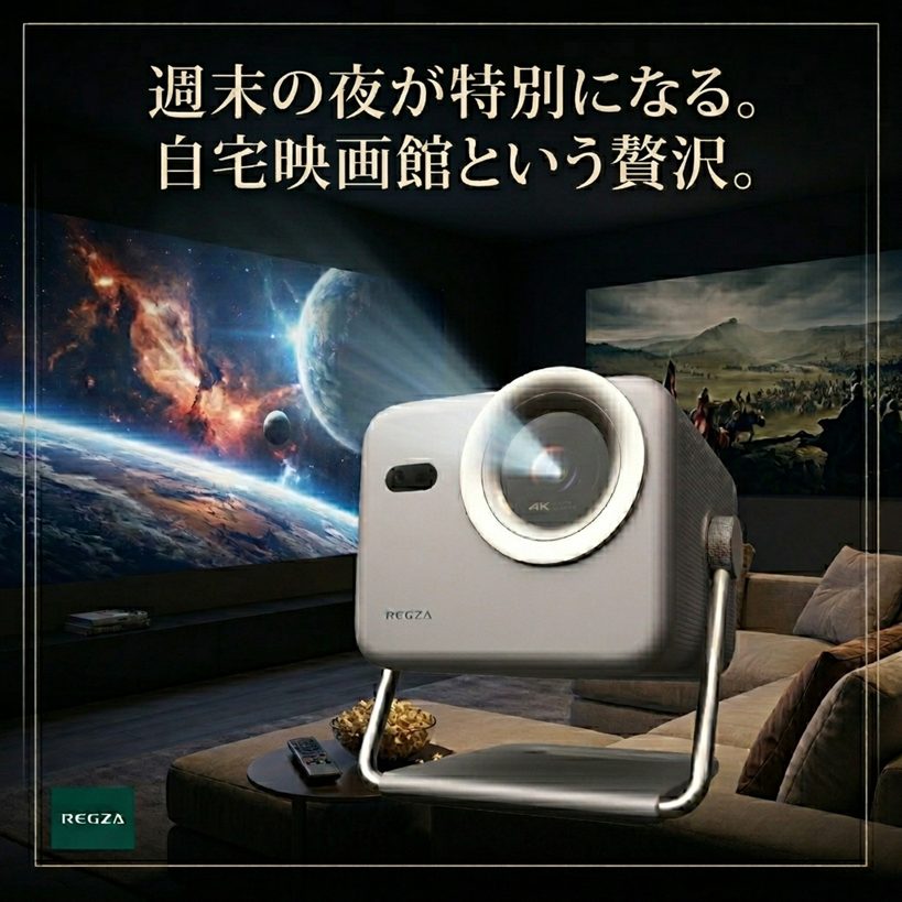 週末の夜が特別になる。自宅映画館という贅沢。