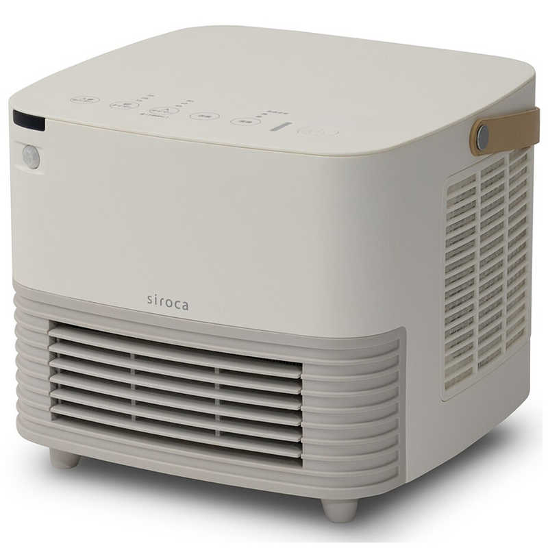 シロカ siroca 人感センサー付き セラミックファンヒーター ポカCUBE ホワイト SH-CF251-W