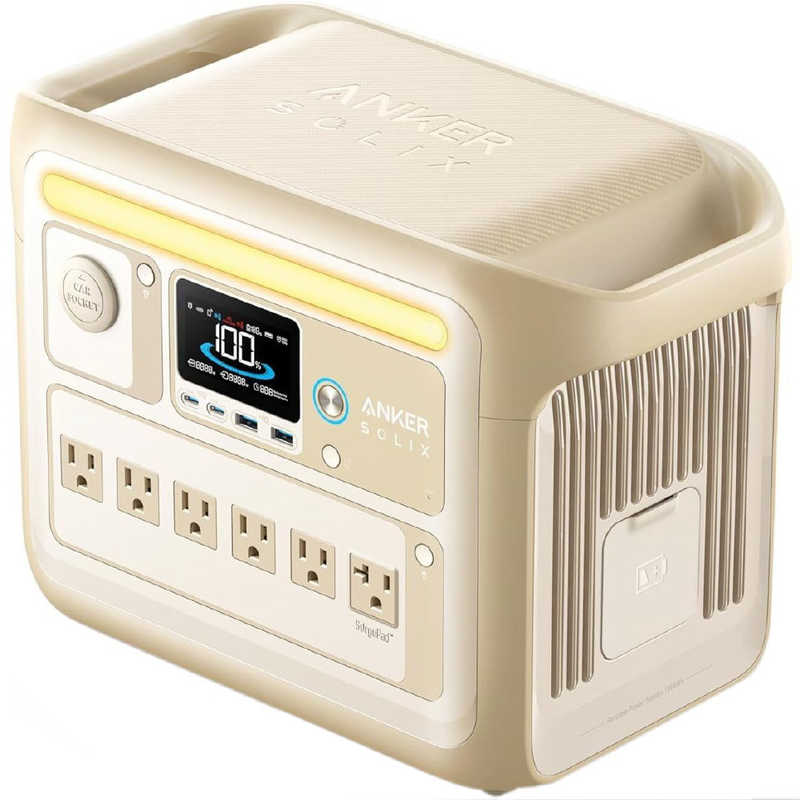 アンカー Anker ポータブル電源 Anker Solix C1000 Portable Power Station ベージュ A1761521