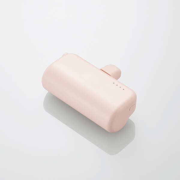 エレコム ELECOM 直挿しできるモバイルバッテリー USB Type-Cプラグ(5000mAh) DE-C43L-5000PN