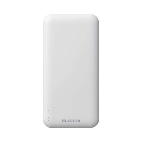 エレコム ELECOM 薄型コンパクトモバイルバッテリー(10000mAh) DE-C66-10000WH