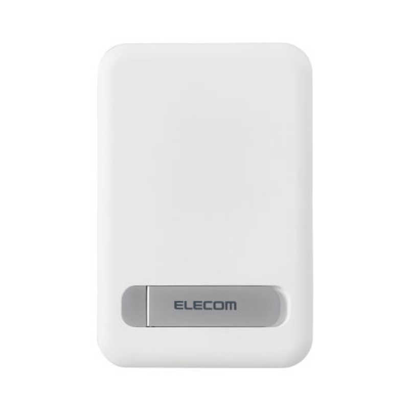 エレコム ELECOM ワイヤレスモバイルバッテリー(10000mAh/20W/スタンド付き) DE-C54-10000BK