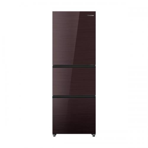 ハイセンス Hisense 冷蔵庫 283L 3ドア 右開き ブラウン HR-G280HBR
