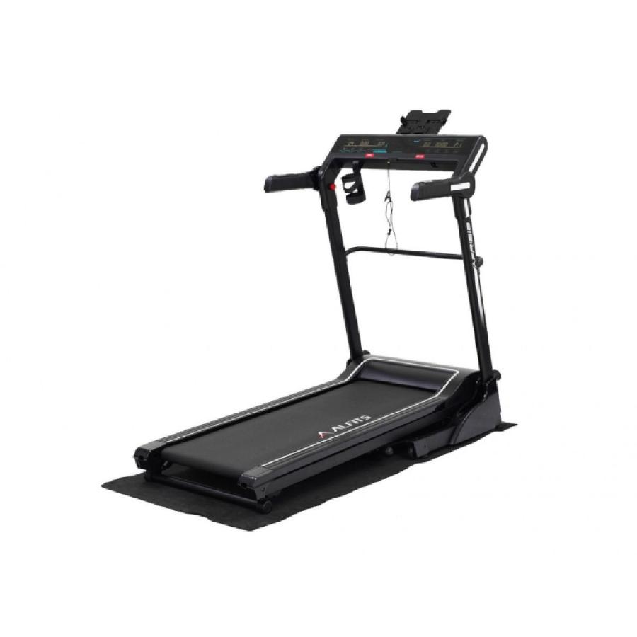 アルインコ ALINCO ランニングマシン1218 時速1-16km 傾斜3段階 ワイド液晶 クッションラバー 音声ガイド プログラム4種 AFR1218 (大型)