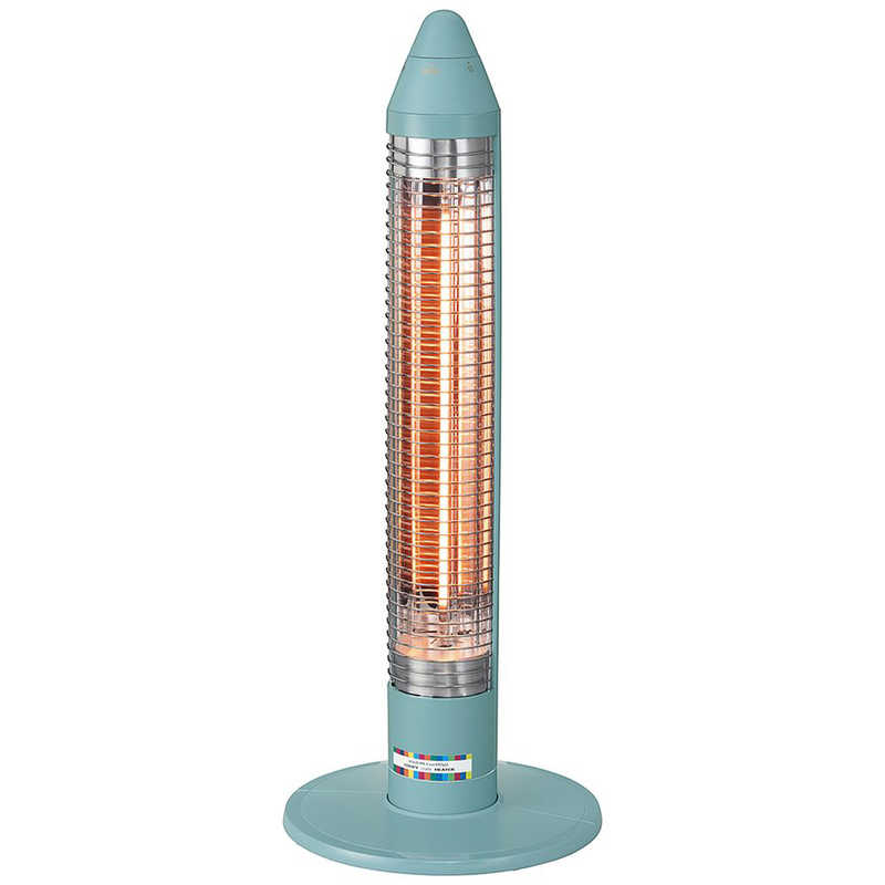 コイズミ KOIZUMI 遠赤電気ストーブ グラファイトヒーター サクラクレパスコラボ 600W 2段階切換 ブルーグレー KKS-06253-A