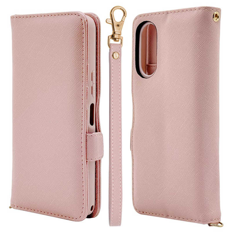 ラスタバナナ RastaBanana BASIO active3 ハンドストラップ付き手帳型ケース ライトピンク 8778BAA3BHSLPK