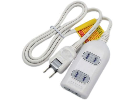 星光商事 スターライト 3個口シャッター付きタップ1m SK3TS01W