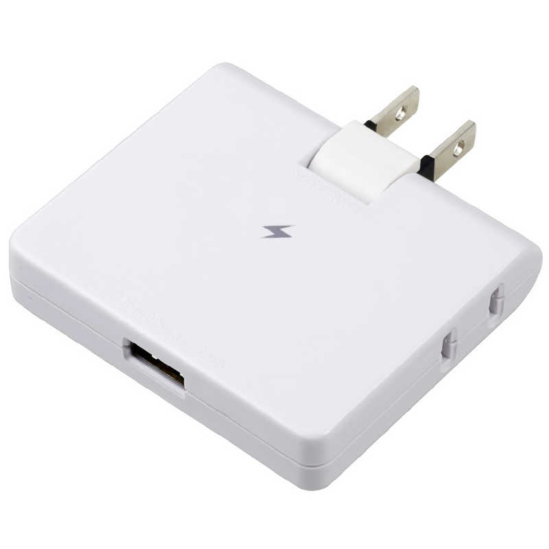 ヤザワ YAZAWA 雷ガード付コーナータップ2AC+1USB 2.4A ホワイト H6CK3001UWH