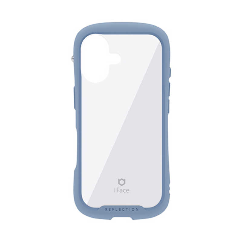 ハミィ HAMEE iPhone17用 強化ガラスクリアケース IFACE REFLECTION ペールブルー 41-182912