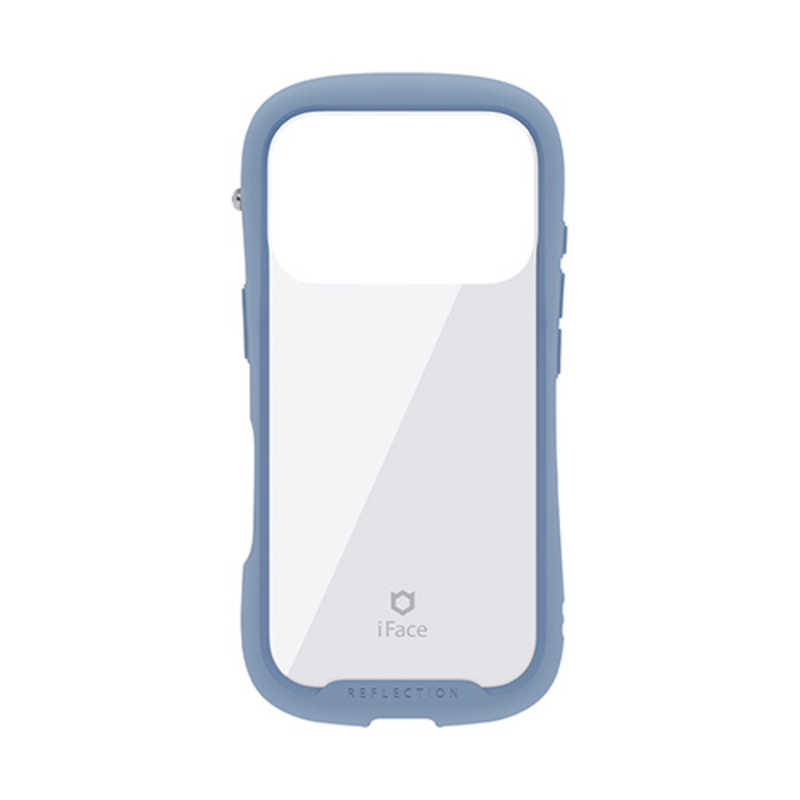 ハミィ HAMEE iPhone 17Pro用強化ガラスクリアケース iFace Reflection ペールブルー 41-182974