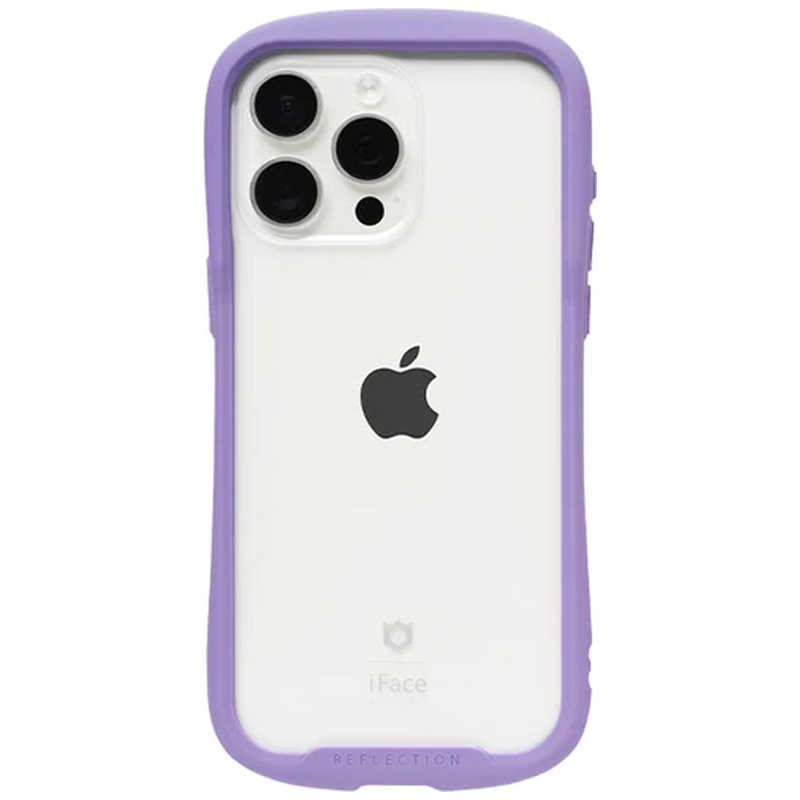 ハミィ HAMEE iPhone 15 Pro Max用ガラスケース iFace Reflection パープル 41-959329