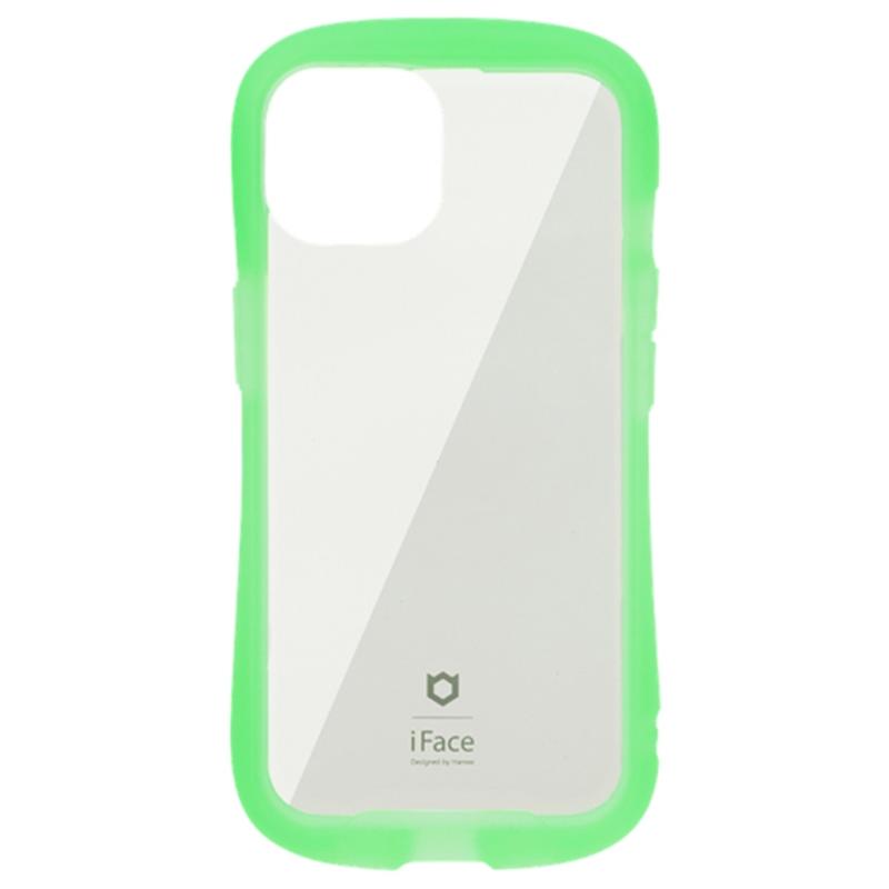 ハミィ HAMEE ［iPhone 15(6.1インチ)専用］iFace Reflection Neo 強化ガラスクリアケース iFace クリアグリーン 41-959374