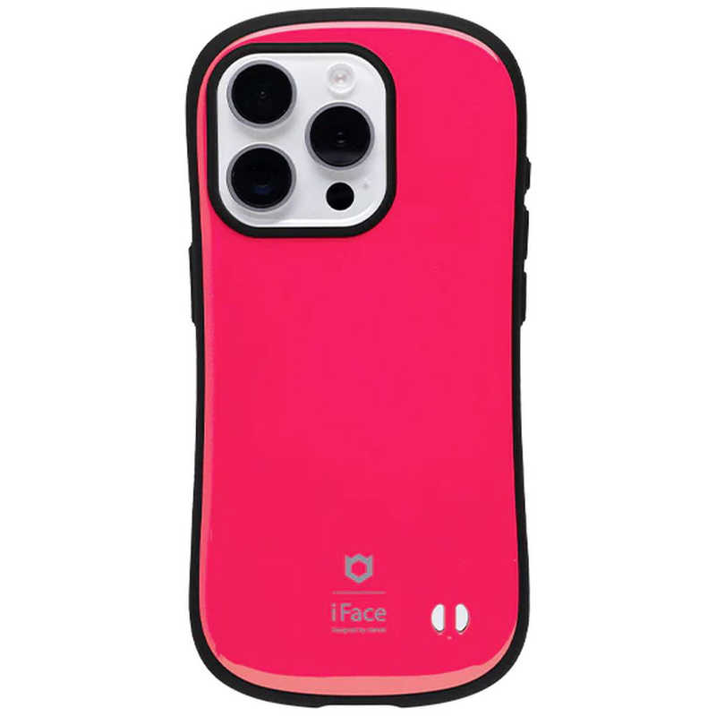 ハミィ HAMEE iPhone 15 Pro用ハイブリッドケース iFace First Class Standard ホットピンク 41-959671