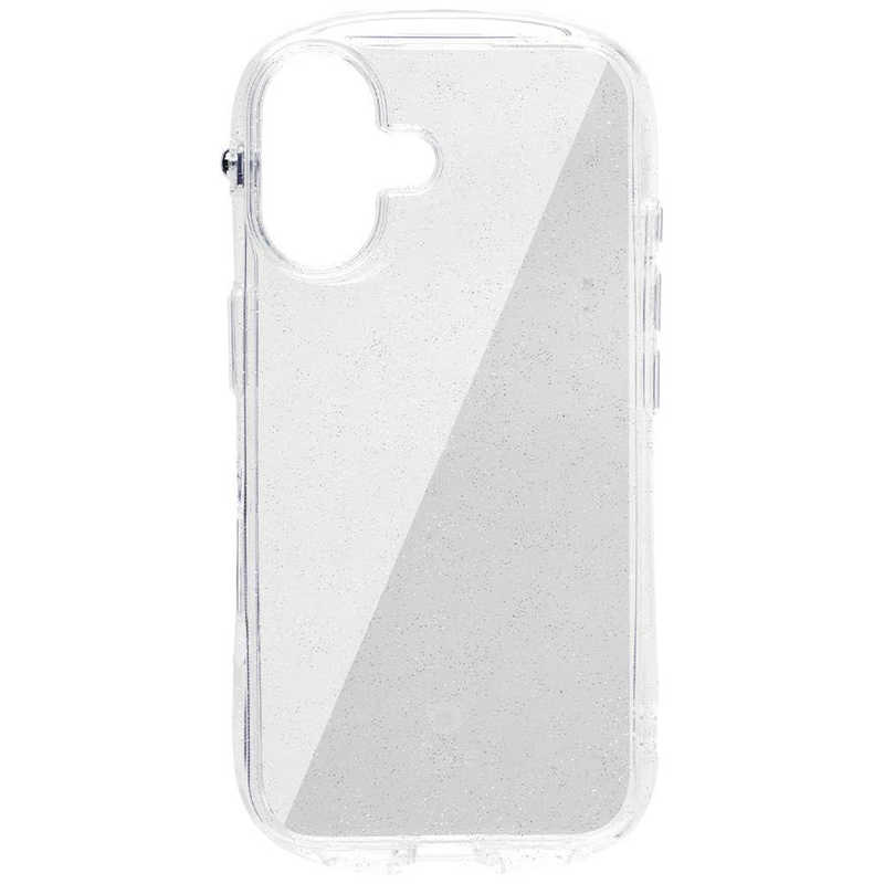 ハミィ HAMEE iPhone 16用TPUケース I FACE LOOK IN CLEAR クリア／ラメ 41-980361