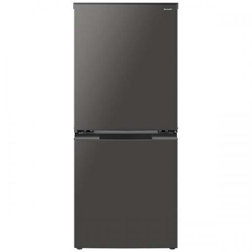 シャープ SHARP 冷蔵庫 152L つけかえどっちもドア 2ドア マットダークグレー SJ-D15P-H