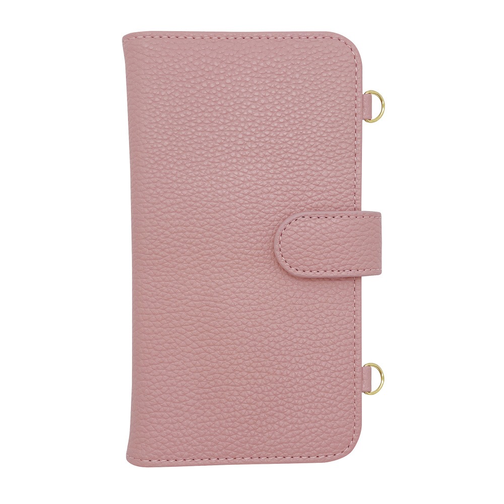 サンクレスト SUNCREST CACHITTO ストラップホール付き 多機種対応 マルチスマホケース iDress NEWT ピンク SMCC-NW06