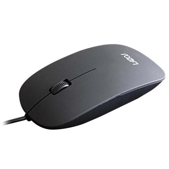 ラソス Lazos 有線静音マウス ブラック L-SM-B