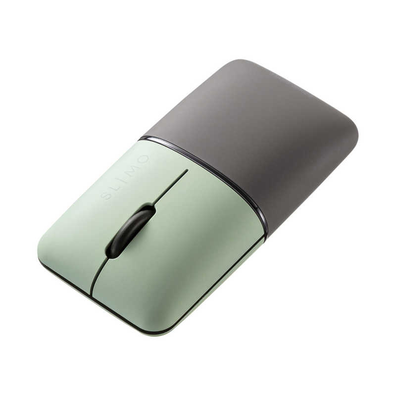 サンワサプライ Sanwa Supply マウス SLIMO 静音 [BlueLED /無線(ワイヤレス) /3ボタン /Bluetooth] グリーン MA-BBS310G