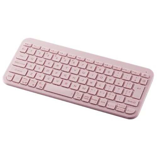 エレコム ELECOM キーボード 「Slint」［ワイヤレス /Bluetooth］ ピンク TK-TM10BPPN