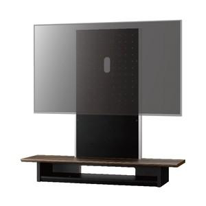 朝日木材加工 ASAHIWOOD.PROCESSING スウィング Swing 40～65V型対応 壁寄せテレビスタンド ダークブラウン AS-WG1200-DB