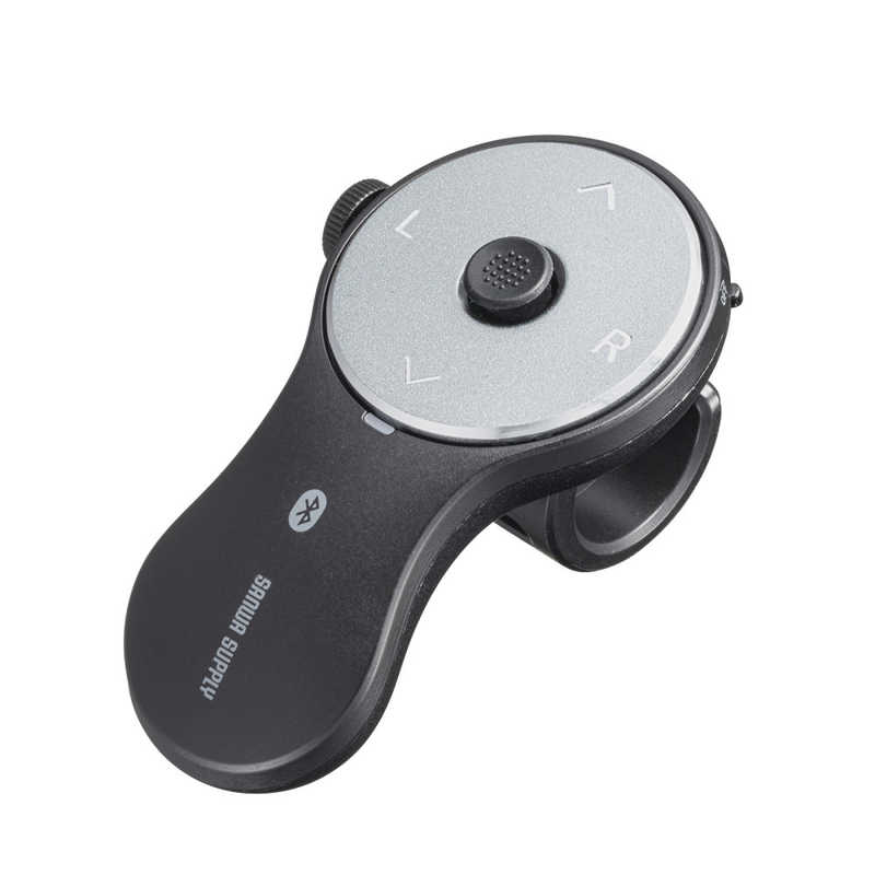 サンワサプライ Sanwa Supply リングマウス スクロール付 [IR LED /無線(ワイヤレス) /4ボタン /Bluetooth] ブラック MA-BTRING5BK