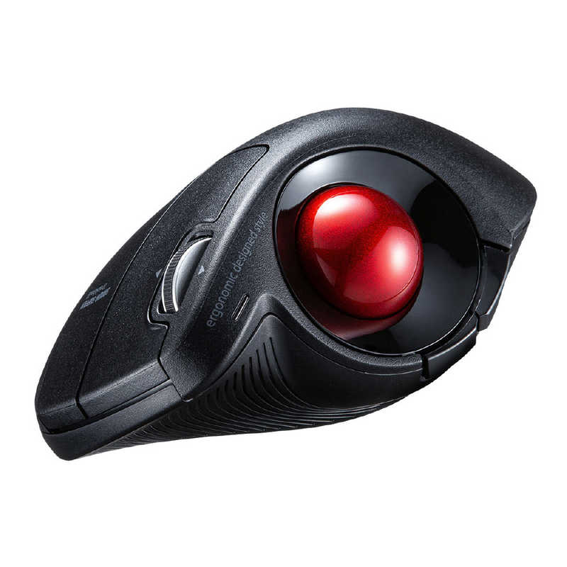 サンワサプライ Sanwa Supply Bluetoothエルゴトラックボール(チルトホイール・マルチペアリング) MA-BTTB179BK