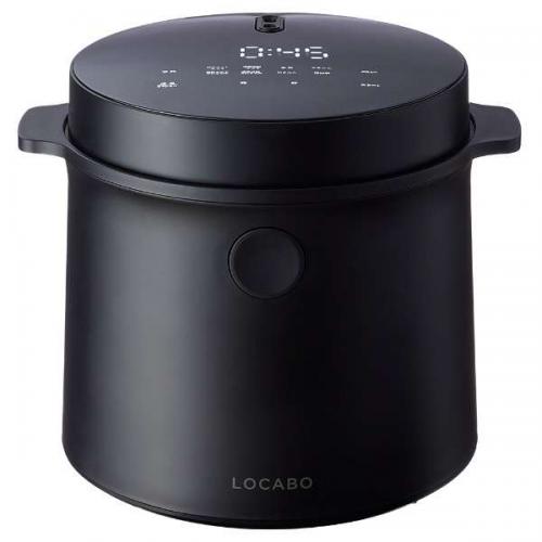 ロカボ LOCABO 糖質カット炊飯器 通常炊飯5合 糖質カット炊飯2合 黒 JM-C20E-B