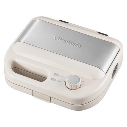 ビタントニオ Vitantonio ワッフル&ホットサンドベーカー アイボリー VWH-600-I