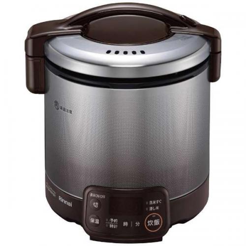 リンナイ Rinnai ガス炊飯器 都市ガス12A13A用 こがまる 5合 ダークブラウン RR-050VQT(DB)-13A