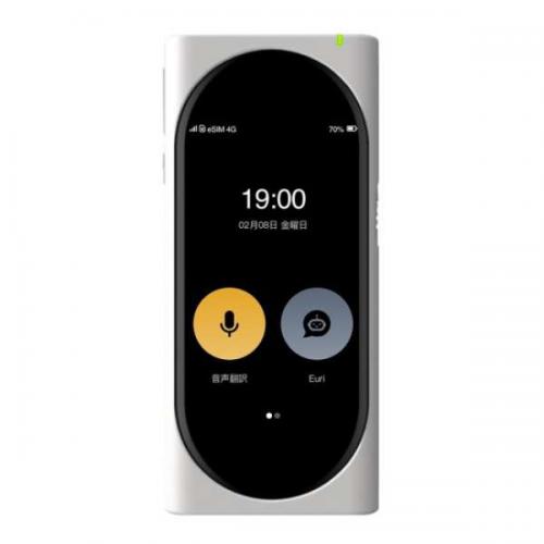 Langogo ランゴーゴー WiFiルーター+eSIM 付きAI翻訳機(ホワイト) Langogo Genesis LANGOGO GENESIS WH