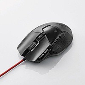 【SALE】エレコム ELECOM  ハイスペックゲーミングマウス ハードウェアマクロ搭載 セラミックソール 13ボタン M-G02URBK ブラック