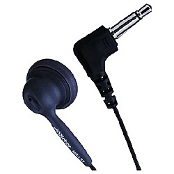 JVC ケンウッド インナーイヤー型イヤホン L型ミニプラグ 1m ブラック MR-L37-B ビクター Victor