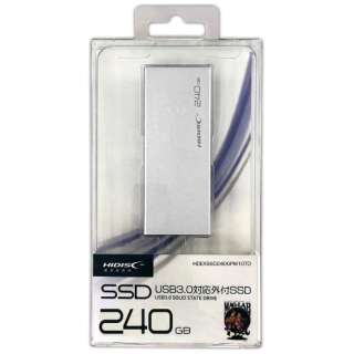 【SALE】ハイディスク HIDISC 外付けSSD 240GB DEXSSD240GPM10TD