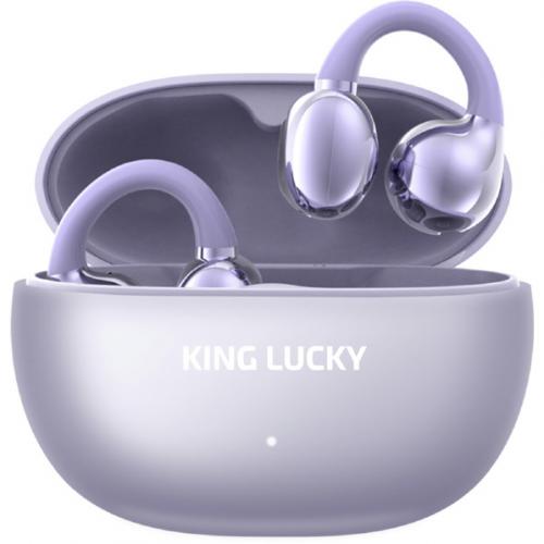 キングラッキー KING LUCKY 完全ワイヤレスイヤホン パープル i239PR