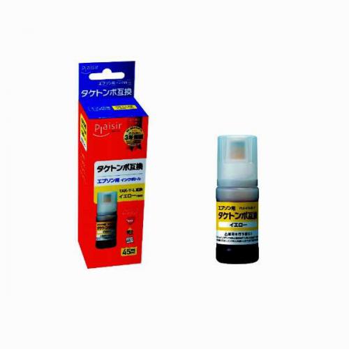 プレジール Plaisir エプソン用互換インク TAK-Y-L 互換 インクボトル PLE-ETAKL-Y