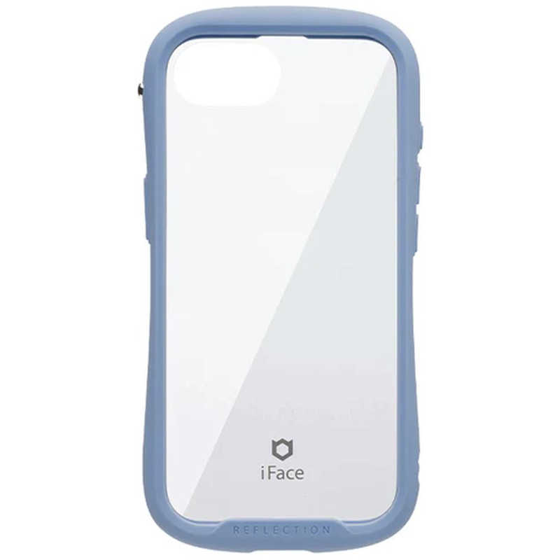 HAMEE iPhone 16e iFace Reflection強化ガラスクリアケース iFace ペールブルー 41-988541