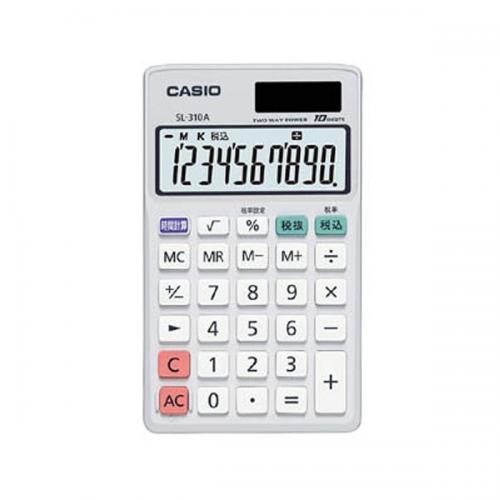 CASIO 手帳型電卓 10桁 SL-310A-N カシオ
