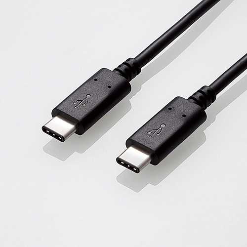 エレコム ELECOM USB3.1ケーブル C-Cタイプ 認証品 1.0m ブラック USB3-CC5P10NBK