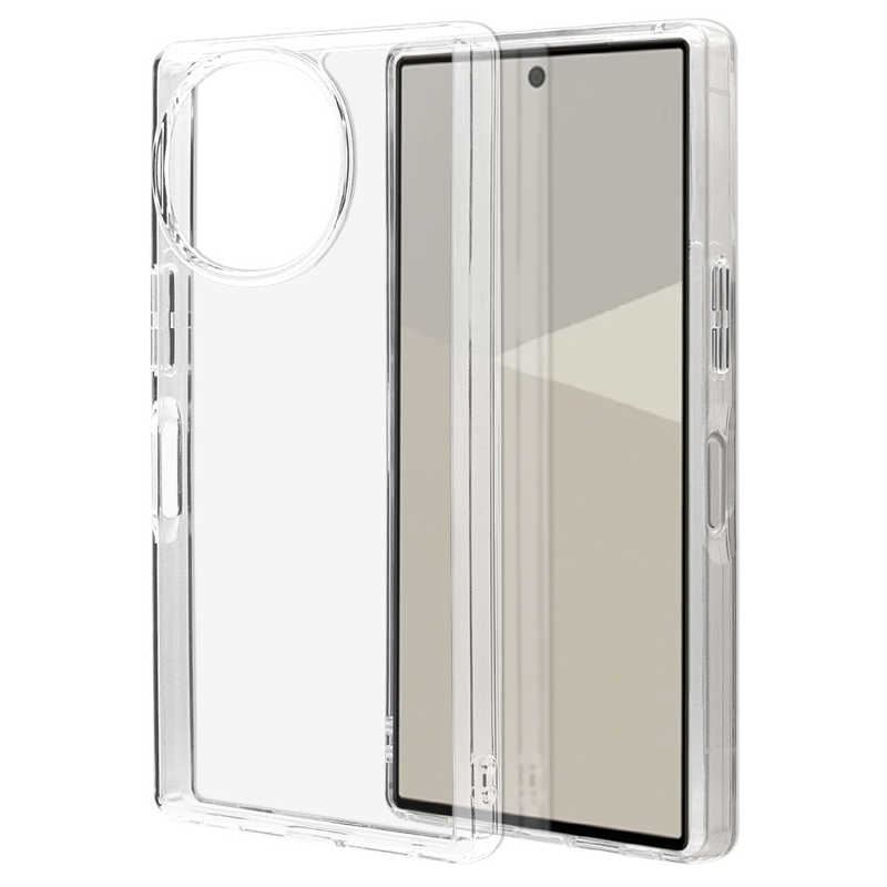 ラスタバナナ AQUOS R10用ハイブリッドケース TPU×PC クリア 8807AR10HPCL