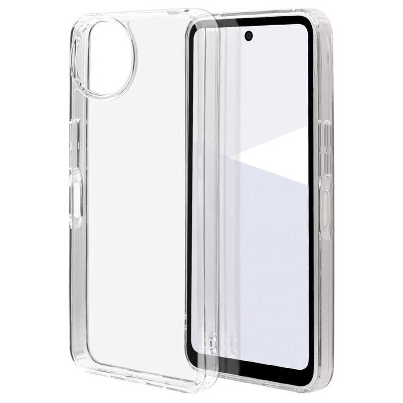 ラスタバナナ AQUOS wish5用ハイブリッドケース TPU×PC クリア 8823AW5HPCL