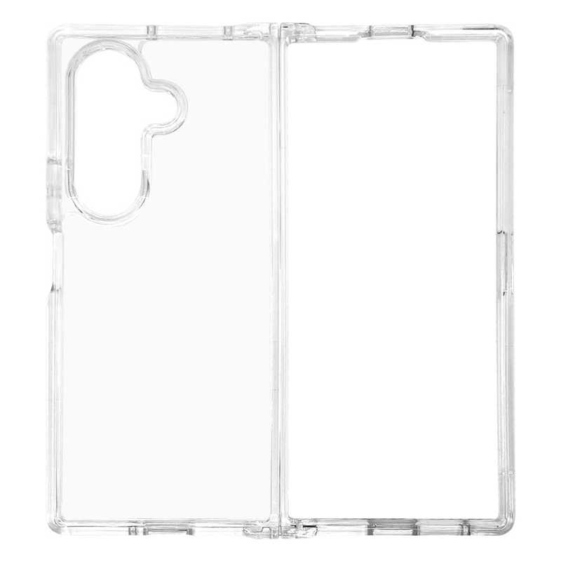 ラスタバナナ Galaxy Z Fold 7用ハイブリッドケース TPU×PC クリア 9159GZFO7HPCL