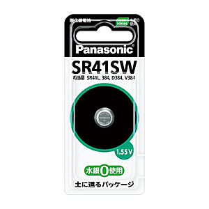 【SALE】Panasonic 酸化銀電池 SR-41SWP パナソニック
