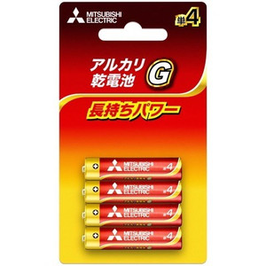 【SALE】MITSUBISHI アルカリGD単4形4本パック LR03GD/4BP 三菱