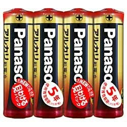 【SALE】Panasonic アルカリ乾電池単3形4本パック LR6XJ/4SE パナソニック