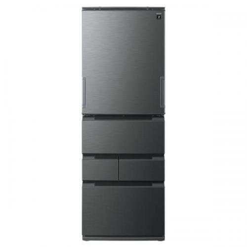 シャープ SHARP 冷蔵庫 457L 5ドア 左右開き ダスクダークメタル SJ-MW46P-H