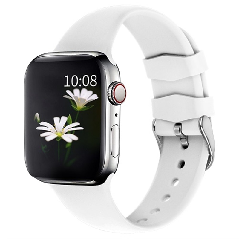 ＤＯＳＳＹＹ ＡｐｐｌｅＷａｔｃｈバンド／シリコン／４４・４２ｍｍ ホワイト AWD-S02WH