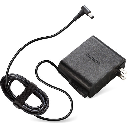 【SALE】エレコム ELECOM ノートパソコン用ACアダプタ 回転スイングプラグ 丸型 19V FUJITSU ACDC-1965FUBK