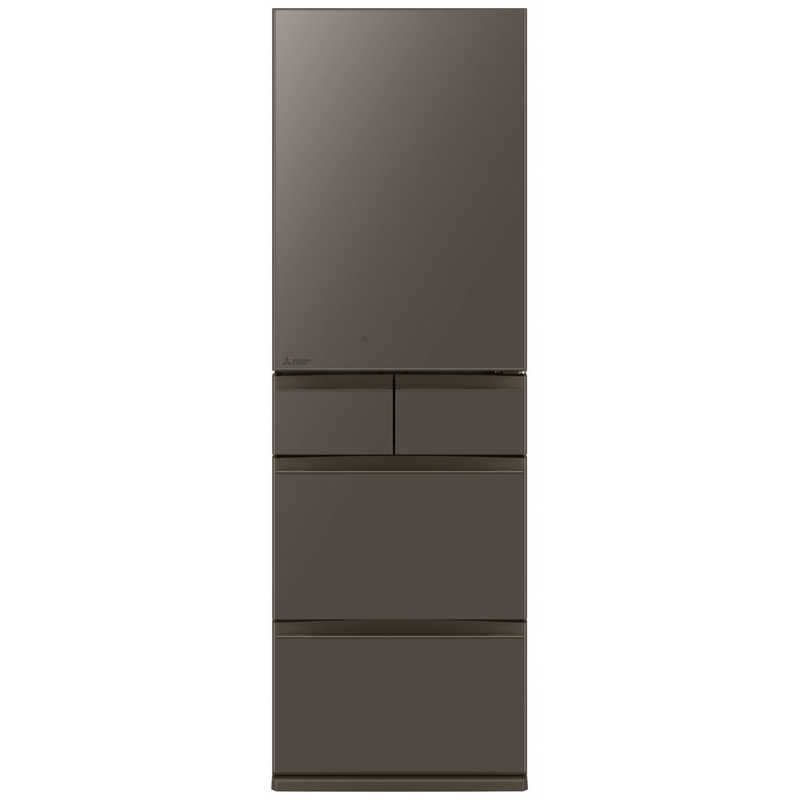 三菱 MITSUBISHI 451L 5ドアノンフロン冷蔵庫 MDシリーズ アプリ対応 MDシリーズ 右開き フラットアンバーグレー MR-MD45N-H(大型)