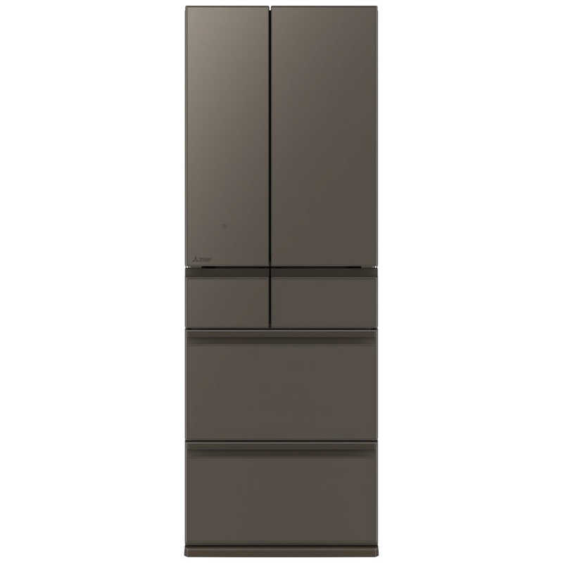 三菱 MITSUBISHI 485L 6ドアノンフロン冷蔵庫 MZシリーズ 中だけひろびろ大容量 MZシリーズ グランドアンバーグレー MR-MZ49N-H(大型)