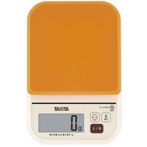 【SALE】TANITA デジタルクッキングスケール 2kg オレンジ KJ-210M-OR タニタ